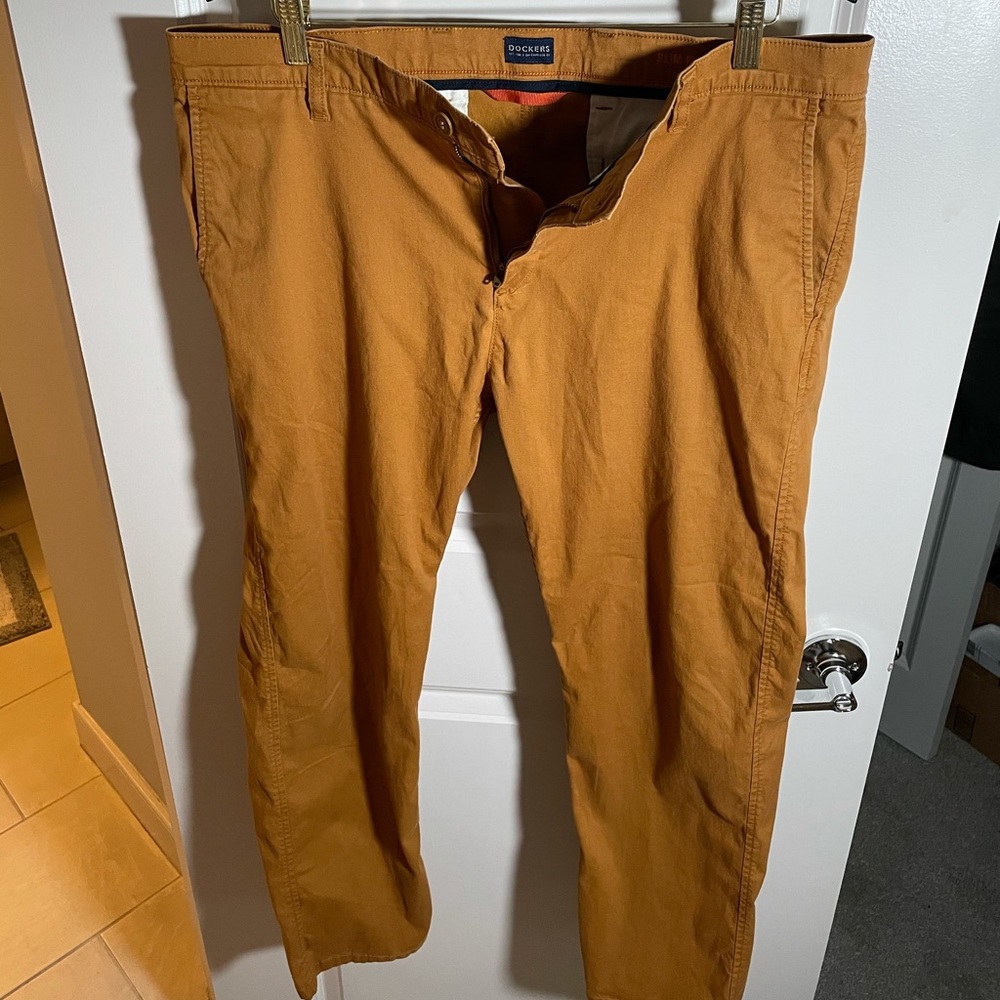 Dockers golden brown 38 waist chino pants